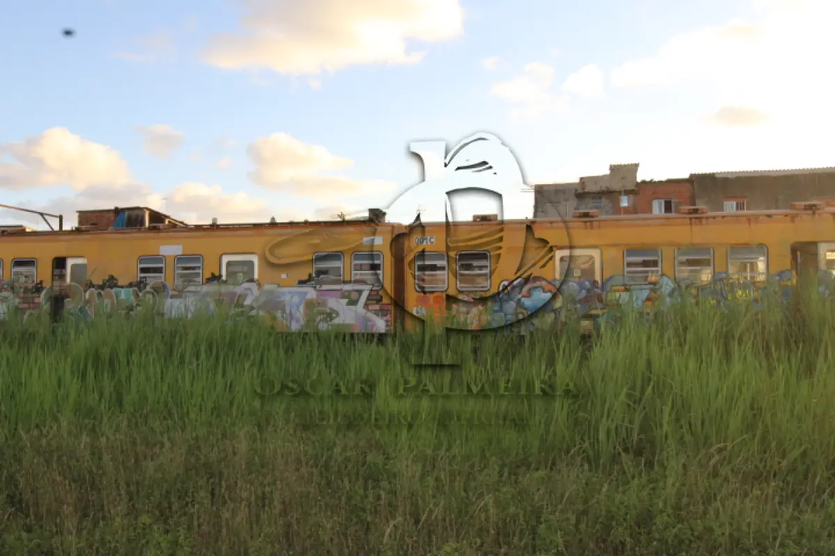 LOTE 003 - DIVERSOS MATERIAIS DE FERRO COMPOSTO DE:  03 VAGÕES DE TREM PARA PASSAGEIROS