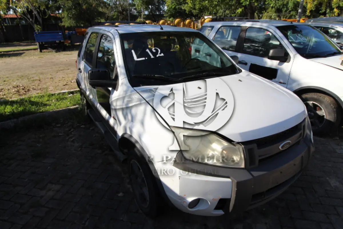 LOTE 012 - VEÍCULO: MARCA/MODELO: FORD/ECOSPORT 4WD2.0FLEX; FAB/MOD: 2009/2009; PLACA: NKZ9992; CHASSI: 9BFZE65H298549939