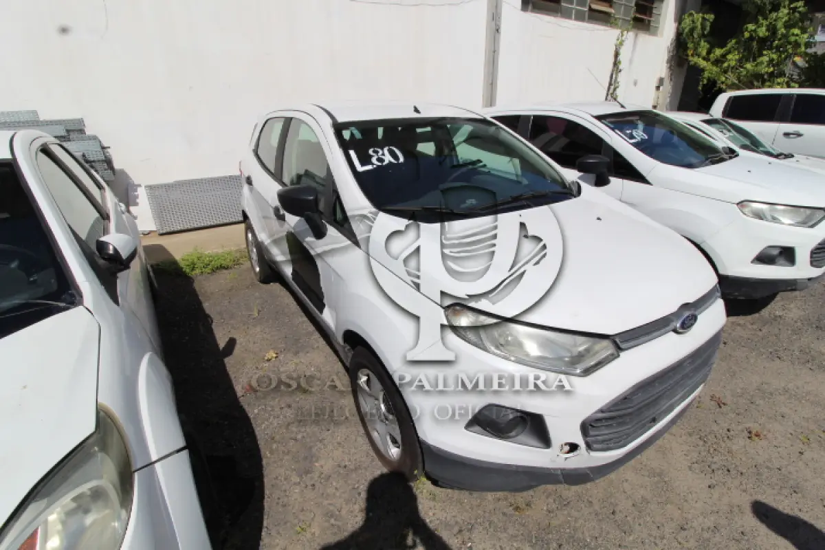 LOTE 080 - VEÍCULO; MARCA/MODELO: FORD/ECOSPORT S 1.6 (KIT GÁS) FAB/MOD: 2012/2013 PLACA: OKU7254 CHASSI: 9BFZB55P4D8783535