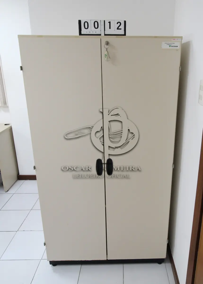 LOTE 012 - LOTE - 0012 - ARMÁRIO 2 PORTAS ALTO