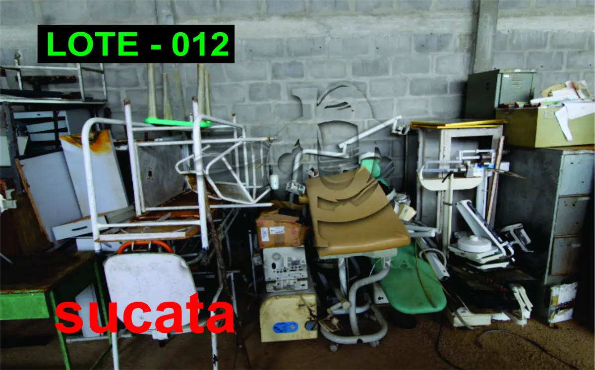 LOTE 012 - SUCATA COMPOSTA DE DIVERSOS MATERIAIS.