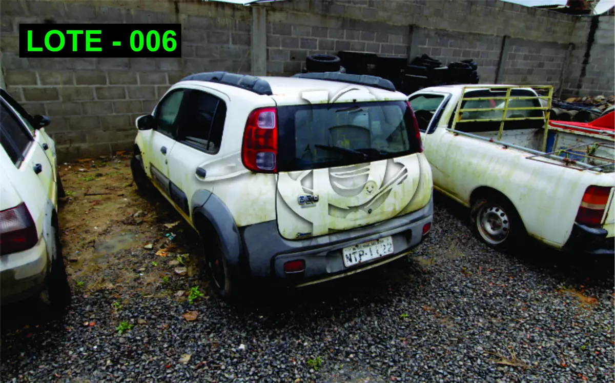 LOTE 006 - VEÍCULO - FIAT UNO WAY 1.0, 2010/2011, ALCOOL/GASOLINA.