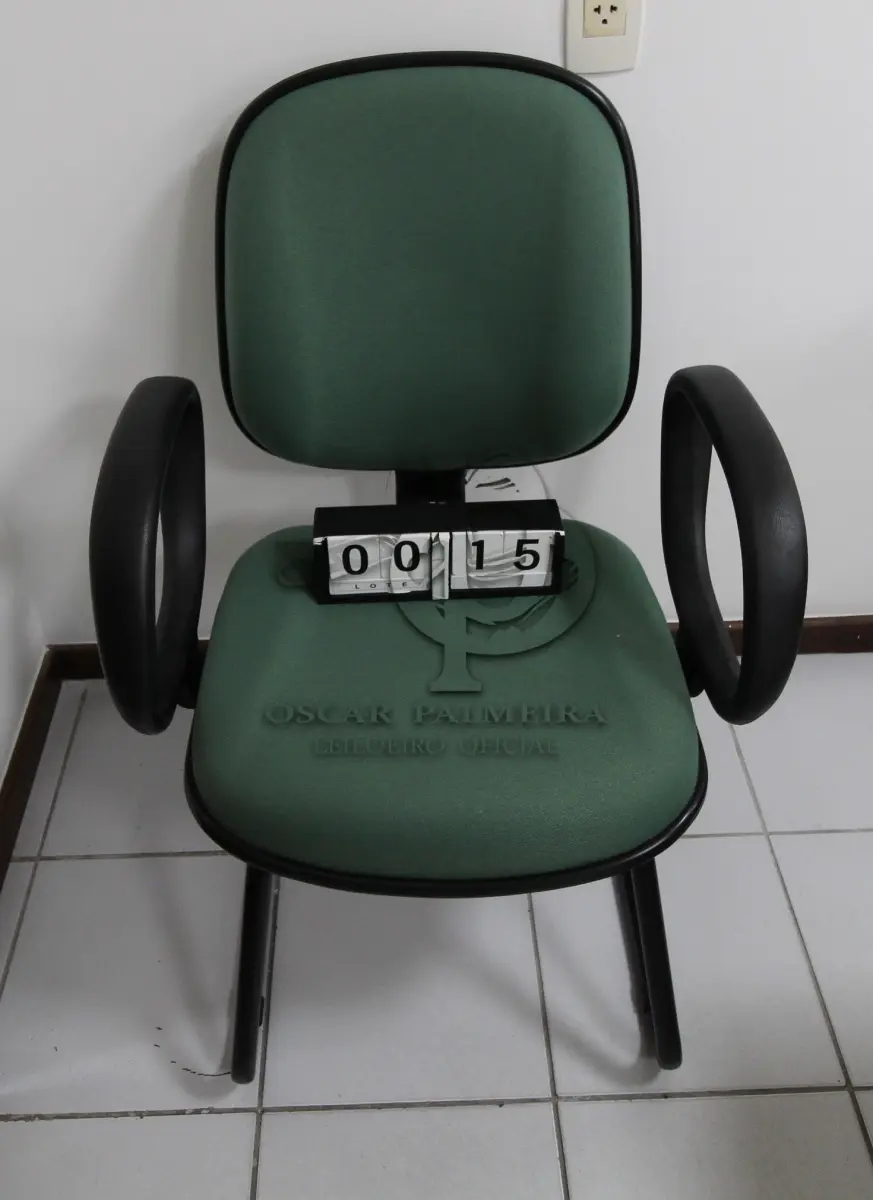 LOTE 015 - LOTE - 0015 - CADEIRA DIRETOR FIXA C/ BRAÇO