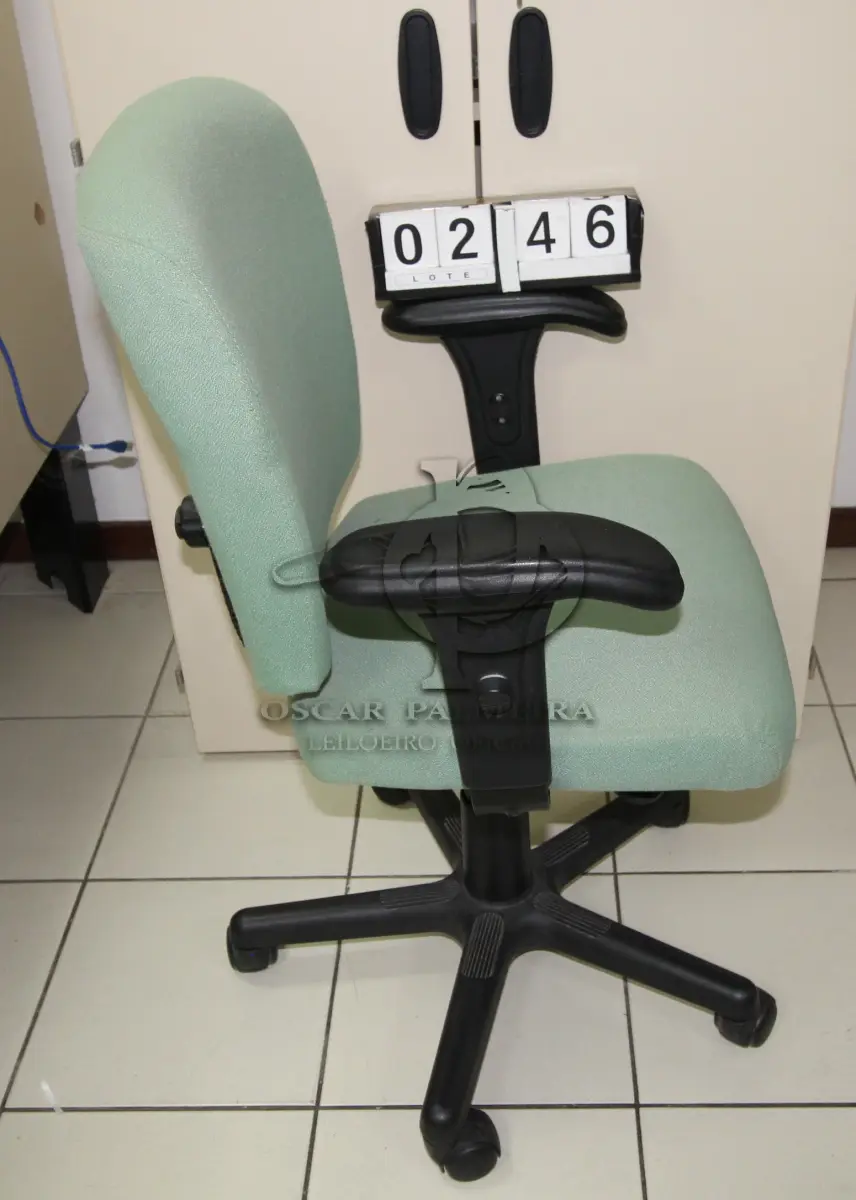 LOTE 246 - LOTE - 0246 - CADEIRA SECRETÁRIA GIRATÓRIA C/ BRAÇO