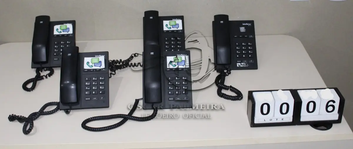 LOTE 006 - CONJ. APARELHOS INTELBRAS TIP-120