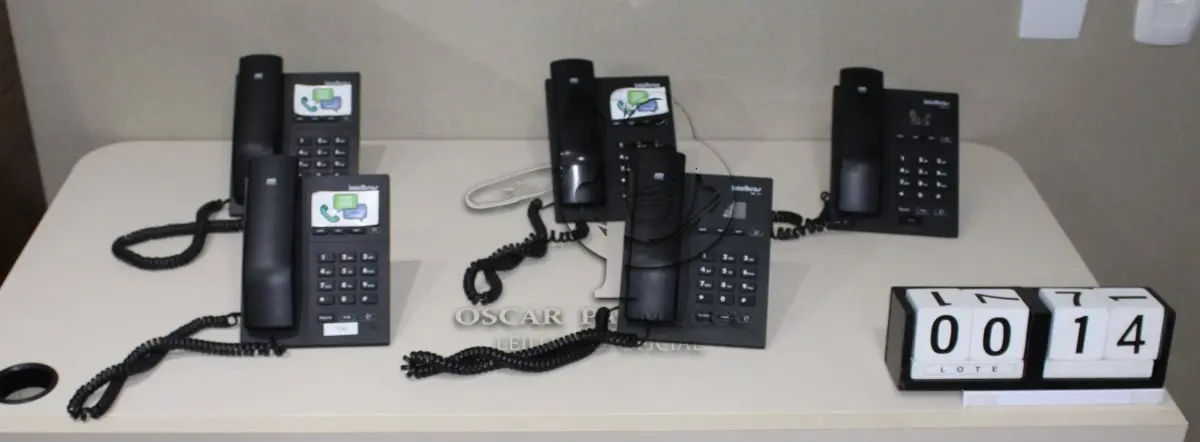 LOTE 014 - CONJ. APARELHOS INTELBRAS TIP-120