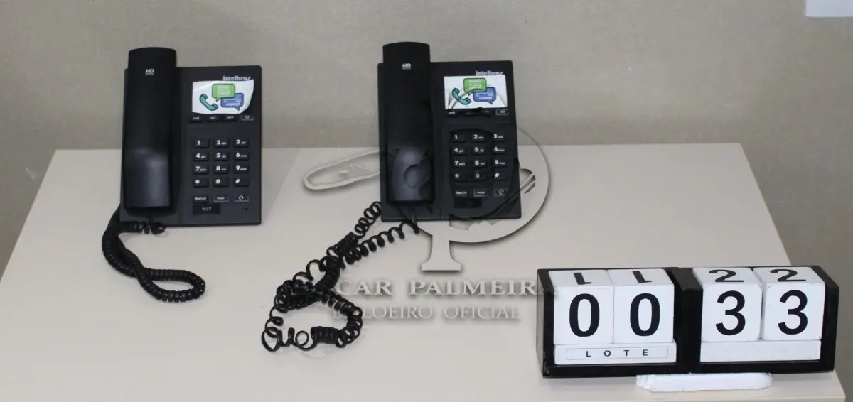 LOTE 033 - CONJ. APARELHOS INTELBRAS TIP-120