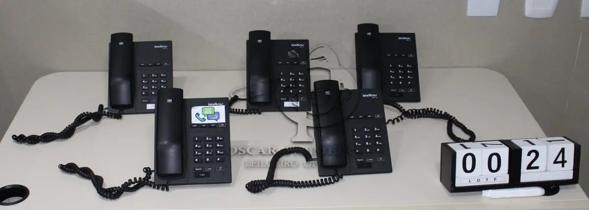 LOTE 024 - CONJ. APARELHOS INTELBRAS TIP-120