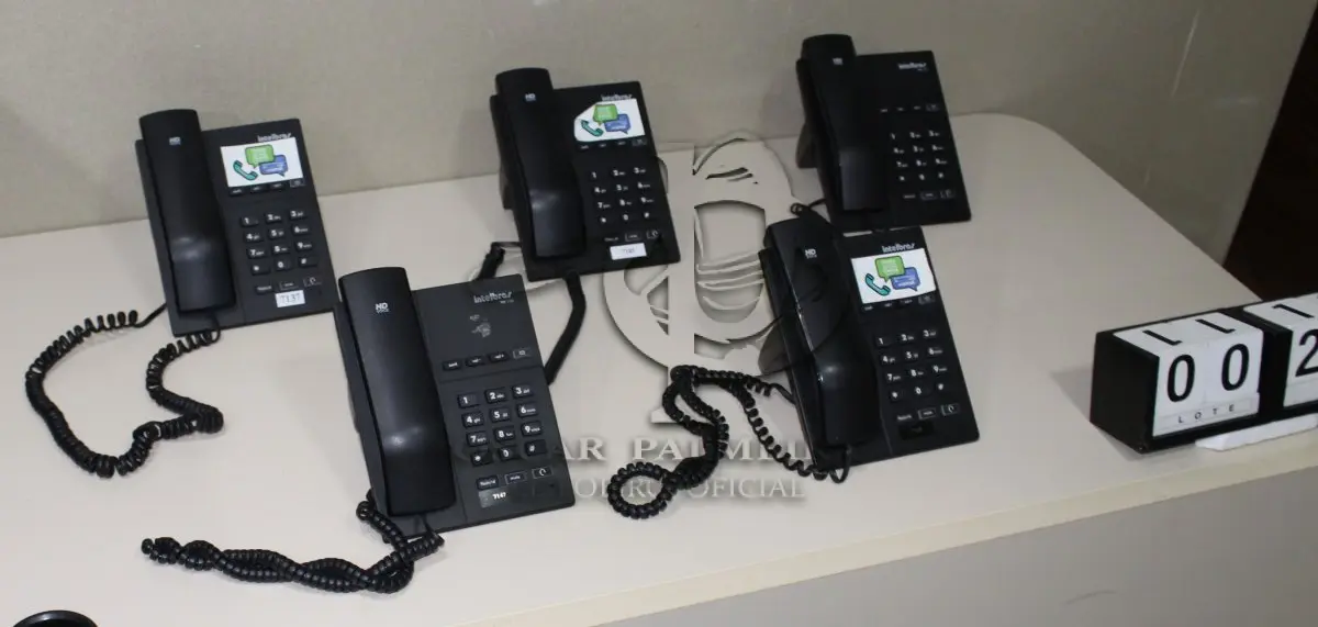 LOTE 023 - CONJ. APARELHOS INTELBRAS TIP-120