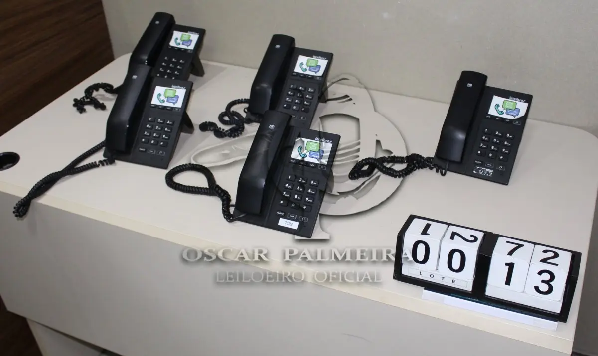 LOTE 013 - CONJ. APARELHOS INTELBRAS TIP-120