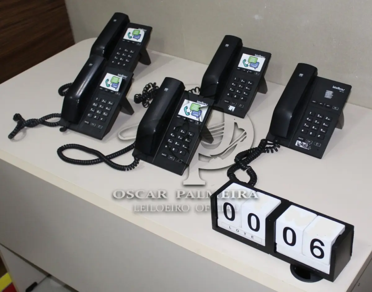 LOTE 006 - CONJ. APARELHOS INTELBRAS TIP-120