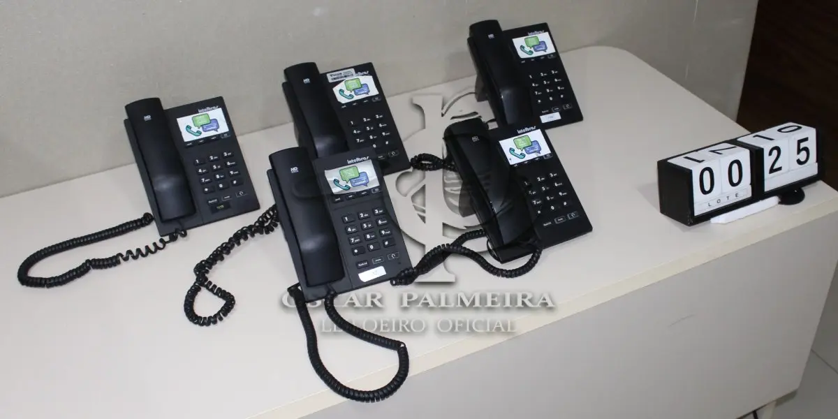 LOTE 025 - CONJ. APARELHOS INTELBRAS TIP-120