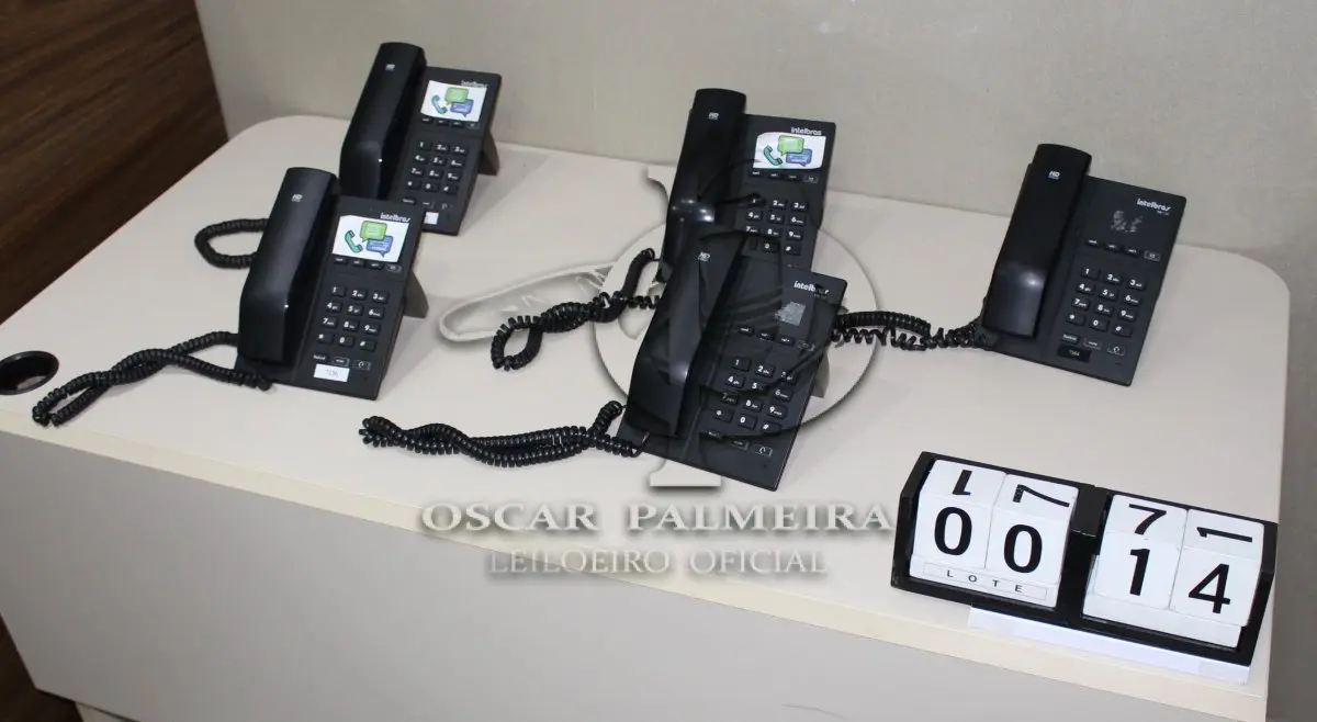 LOTE 014 - CONJ. APARELHOS INTELBRAS TIP-120