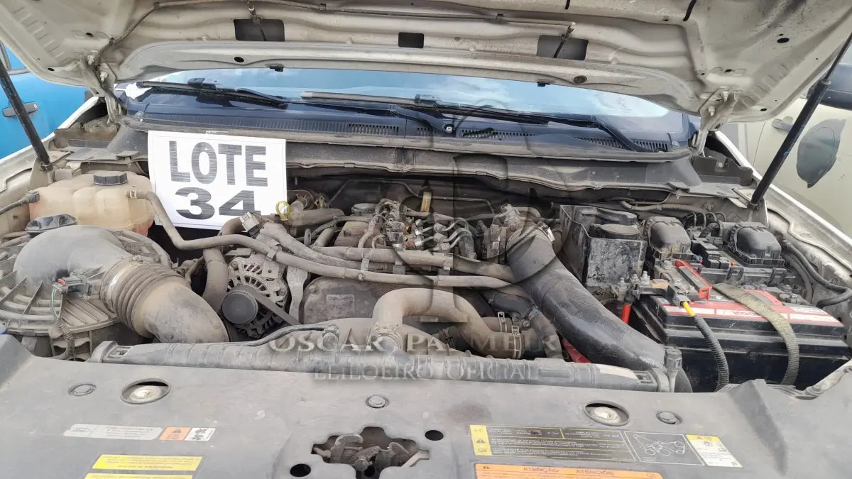 LOTE 034 - VEÍCULO: I/FORD RANGER XLSCD2 22C (MOTOR INCOMPLETO), ANO/MOD 2017/2018