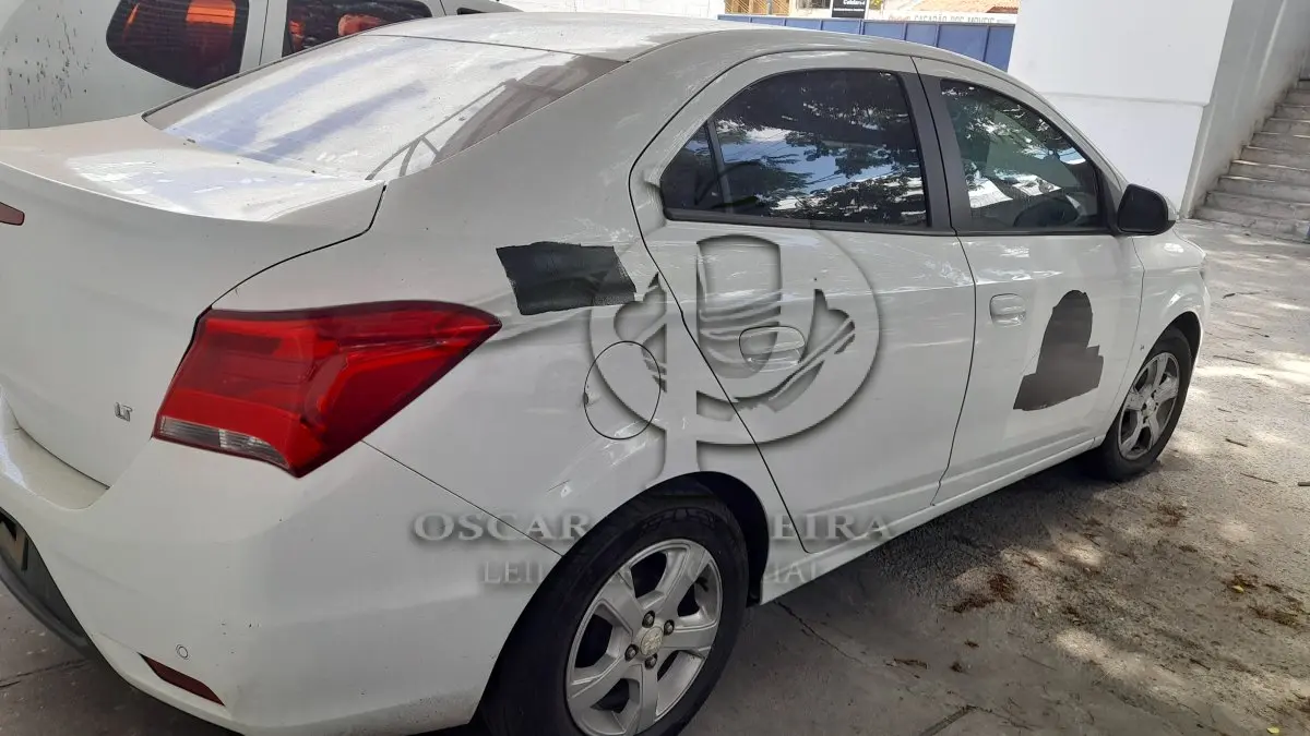 LOTE 040 - VEÍCULO: CHEV/PRISMA 1.4MT LT (MOTOR INCOMPLETO), ANO/MOD 2018/2019