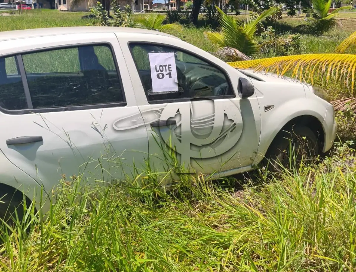 LOTE 001 - VEÍCULO: RENAULT/SANDERO EXP 16HP (MOTOR INCOMPLETO), ANO/MOD 2014/2014, ONUS GRAVAMES OU PENDÊNCIAS – POSSUI