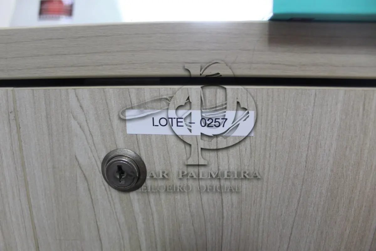 LOTE 0257 - MÓVEL DE ESCRITÓRIO