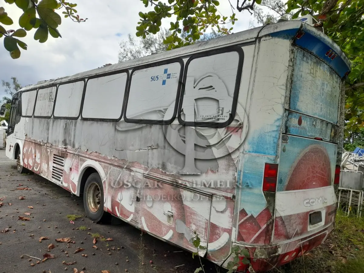 LOTE 017 - VEÍCULO  VW/COMIL TH UM (MOTOR-CASA) (MOTOR INCOMPLETO), ANO/MOD 2009/2009