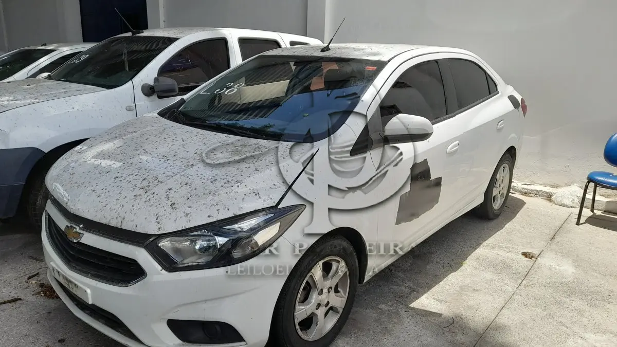 LOTE 038 - VEÍCULO: CHEV/PRISMA 1.4MT LT (MOTOR INCOMPLETO), ANO/MOD 2018/2019