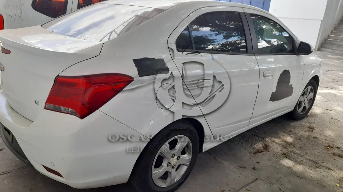 LOTE 040 - VEÍCULO: CHEV/PRISMA 1.4MT LT (MOTOR INCOMPLETO), ANO/MOD 2018/2019