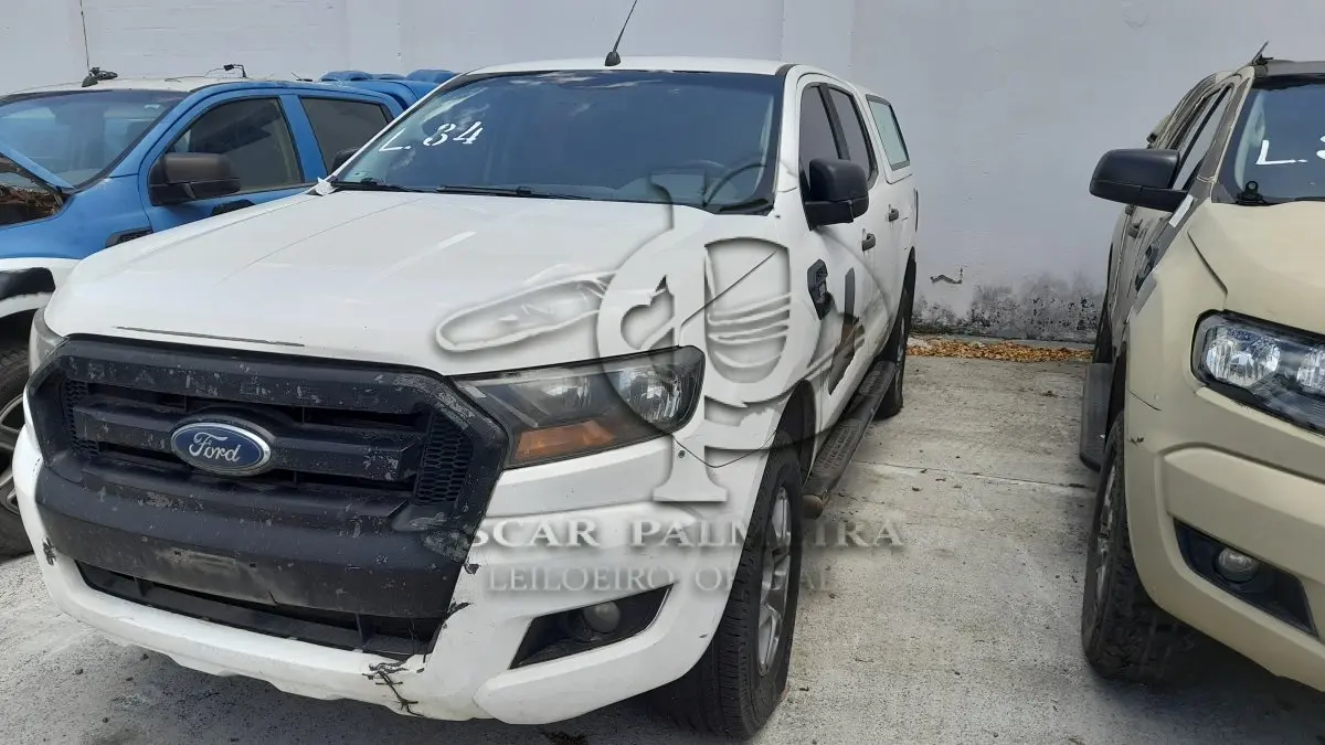 LOTE 034 - VEÍCULO: I/FORD RANGER XLSCD2 22C (MOTOR INCOMPLETO), ANO/MOD 2017/2018