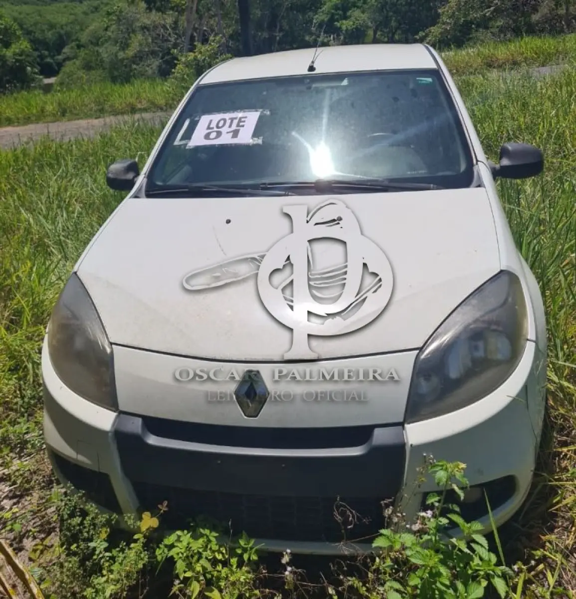 LOTE 001 - VEÍCULO: RENAULT/SANDERO EXP 16HP (MOTOR INCOMPLETO), ANO/MOD 2014/2014, ONUS GRAVAMES OU PENDÊNCIAS – POSSUI