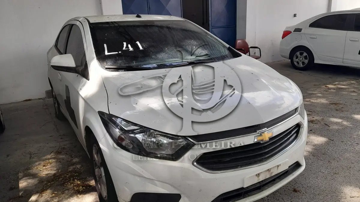 LOTE 041 - VEÍCULO: CHEV/PRISMA 1.4MT LT (MOTOR INCOMPLETO), ANO/MOD 2018/2019