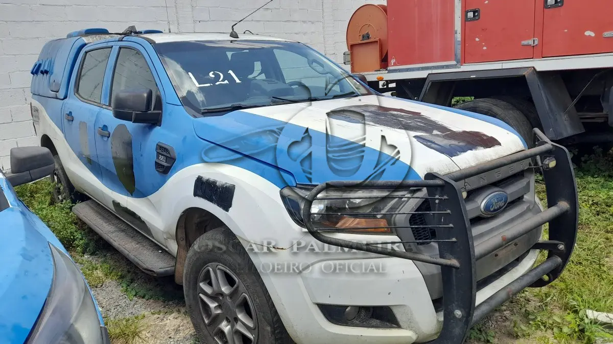 LOTE 021 - VEÍCULO: I/FORD RANGER XLSCD4 22C (MOTOR INCOMPLETO), ANO/MOD 2017/2018