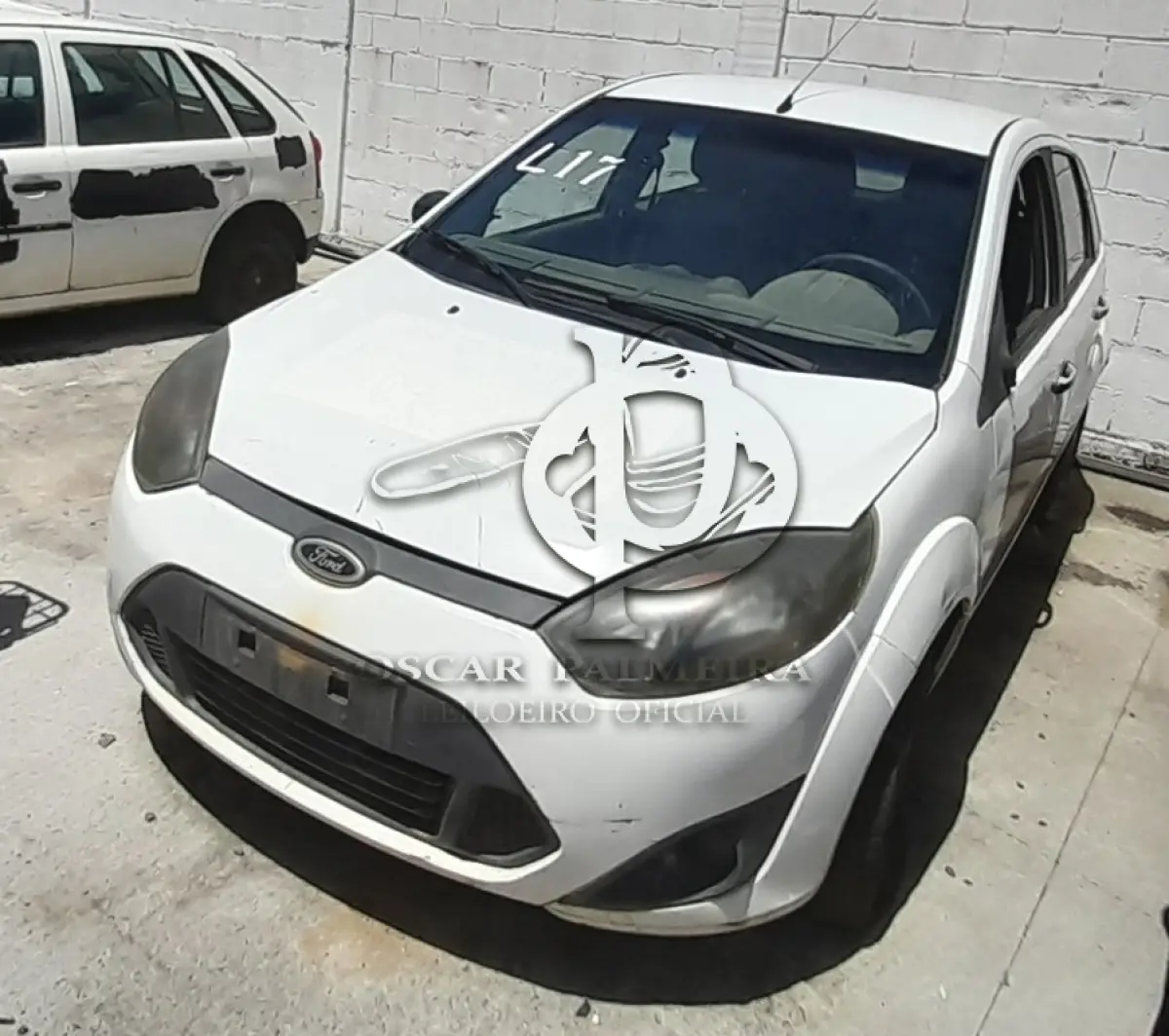 LOTE 017 - VEÍCULO: FORD/FIESTA FLEX (MOTOR INCOMPLETO), ANO/MOD 2011/2012