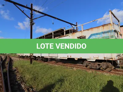 LOTE 005 - DIVERSOS MATERIAIS DE FERRO COMPOSTO DE:  02 VAGÕES DE TREM PARA MANUTENÇÃO