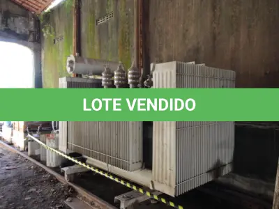 LOTE 016 - DIVERSOS MATERIAIS TRANSFORMADORES COMPOSTO DE:  TRANSFORMADORES, SAPATAS DE FREIO, ISOLADORES 