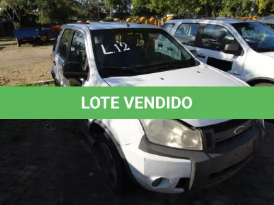 LOTE 012 - VEÍCULO: MARCA/MODELO: FORD/ECOSPORT 4WD2.0FLEX; FAB/MOD: 2009/2009; PLACA: NKZ9992; CHASSI: 9BFZE65H298549939
