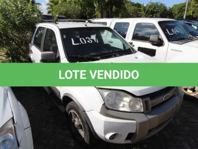 LOTE 003 - VEÍCULO: MARCA/MODELO: FORD/ECOSPORT 4WD2.0FLEX; FAB/MOD: 2009/2009; PLACA: NLS1941; CHASSI: 9BFZE65H598549949
