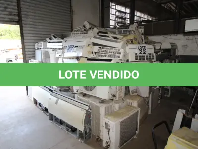 LOTE 022 - DIVERSOS MATERIAIS DE ESCRITÓRIO COMPOSTO DE: CONDENSADORAS, EVAPORADORAS, CONDICIONADORES DE AR