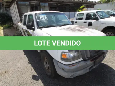 LOTE 124 - VEÍCULO; MARCA/MODELO: I/FORD RANGER XL 13P FAB/MOD: 2008/2009 PLACA: JRY2795 CHASSI: 8AFER13P49J210921