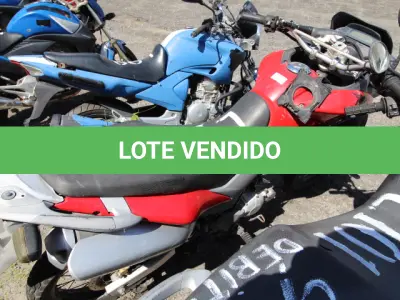 LOTE 100 - VEÍCULO; MARCA/MODELO: HONDA/XRE 300 FAB/MOD: 2010/2010 PLACA: NTN1504 CHASSI: 9C2ND0910AR020301
