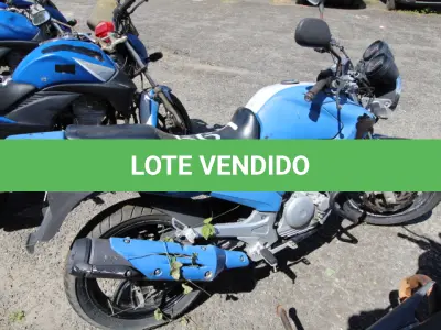 LOTE 099 - VEÍCULO; MARCA/MODELO: YAMAHA/FAZER YS250 FAB/MOD: 2009/2010 PLACA: NTF5866 CHASSI: 9C6KG0270A0017500
