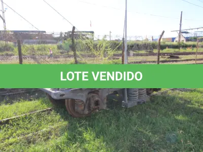LOTE 013 - DIVERSOS MATERIAIS DE FERRO COMPOSTO DE: TRUQUES FERROVIÁRIOS