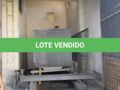 LOTE 004 - DIVERSOS MATERIAIS DE FERRO COMPOSTO DE:  TRANSFORMADORES, DISJUTORES, PAINEIS DE CONTROLE, ESTANTE RETIFICADORA, BOBINAS, FERROS DIVERSOS