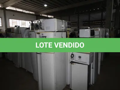 LOTE 008 - DIVERSOS MATERIAIS DE ESCRITÓRIO COMPOSTO DE: FORNOS DE MICROONDAS, REFRIGERADORES, BEBEDOUROS, CAFETEIRAS INDUSTRIAIS, PURIFICADORES DE ÁGUA, FRIGOBARES, FREEZERES, LIQUIDIFICADORES INDUSTRIAIS, FOGÕES, REFRESQUEIRA ELÉTRICA, DESCASCADOR DE LEGUMES INDUSTRIAL