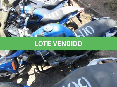 LOTE 110 - VEÍCULO; MARCA/MODELO: HONDA/CB 300R FAB/MOD: 2012/2012 PLACA: OLB7660 CHASSI: 9C2NC4310CR074073