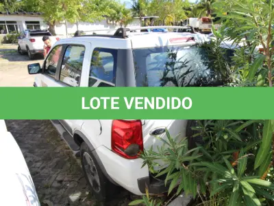 LOTE 003 - VEÍCULO: MARCA/MODELO: FORD/ECOSPORT 4WD2.0FLEX; FAB/MOD: 2009/2009; PLACA: NLS1941; CHASSI: 9BFZE65H598549949