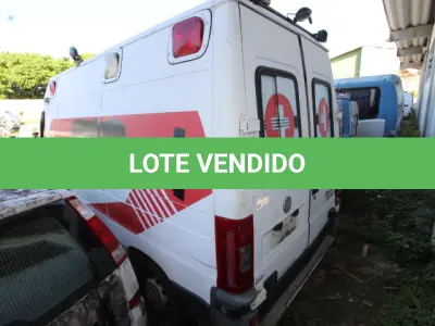 LOTE 034 - SUCATA DE VEÍCULOS:    RANGER XL 13P, CHASSI 8AFER13P19J210889 (MOTOR SEM CONDIÇÃO DE UTILIZAÇÃO)    DUCATO MC RONTAN AMB, CHASSI 93W245G34B2057207