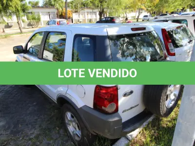 LOTE 015 - VEÍCULO: MARCA/MODELO: FORD/ECOSPORT XL 1.6FLEX; FAB/MOD: 2009/2009; PLACA: JSJ1560; CHASSI: 9BFZE55P198530767