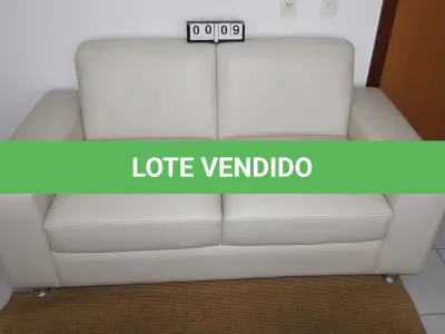 LOTE 009 - LOTE - 0009 - SOFÁ 2 LUGARES CORINO
