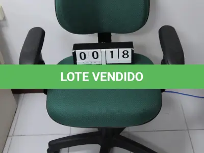 LOTE 018 - LOTE - 0018 - CADEIRA SECRETÁRIA GIRATÓRIA C/ BRAÇO