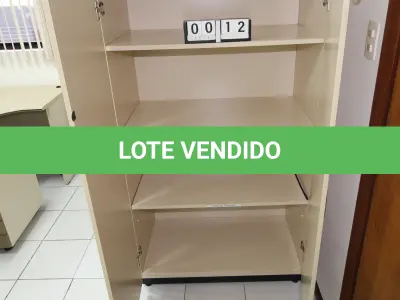 LOTE 012 - LOTE - 0012 - ARMÁRIO 2 PORTAS ALTO