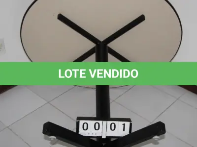 LOTE 001 - LOTE - 0001 - MESA REDONDA