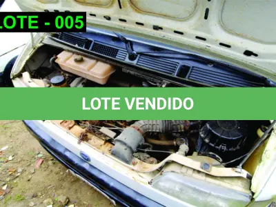 LOTE 005 - VEÍCULO - FIAT DUCATO VAN, 2001/2002, DIESEL.