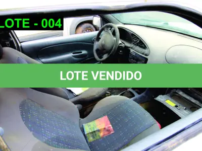 LOTE 004 - VEÍCULO - FORD COURIER PICAPE, 2011/2012, ALCOOL/GASOLINA.